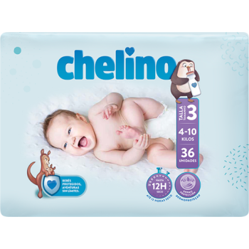 CHELINO Pañal talla 3     4-10 kg