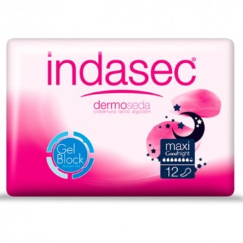 Compresa Indasec Maxi Good Night 12 uds