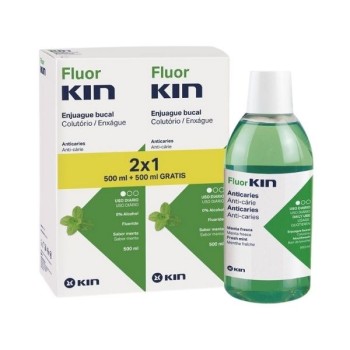 Fluor Kin Colutorio Diario Anticaries 2 x 500 ml