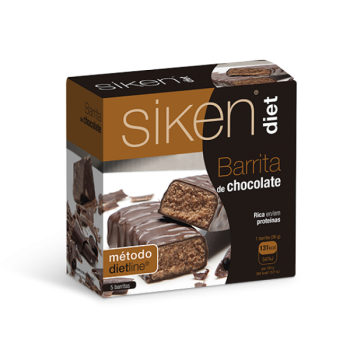 Siken Diet Barrita Chocolate 5 barritas.