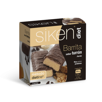 Siken Diet Barrita Turrón 5 barritas.