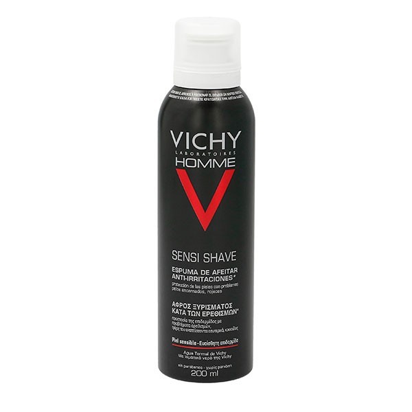 Vichy Homme Espuma de Afeitar piel sensible 200 ml