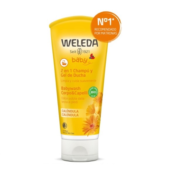 Weleda Champú y Gel de ducha Caléndula 200 ml