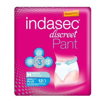 Indasec Discreet® Pant Plus M 12 unidades