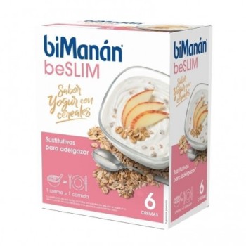 Bimanan Crema Yogur con Cereales 6 sobres