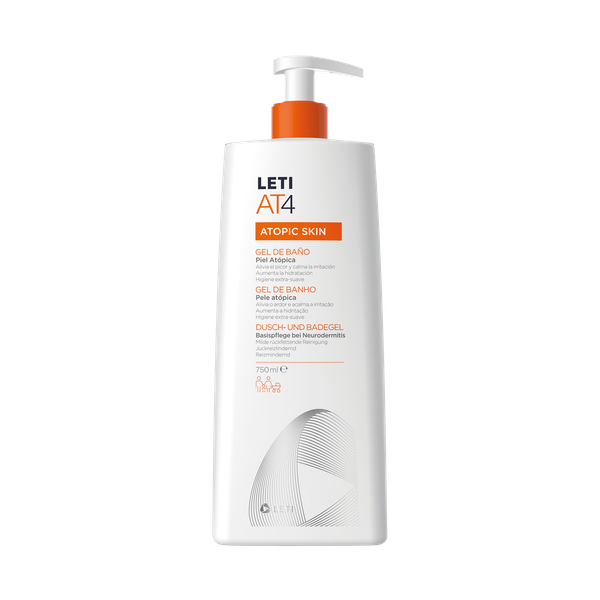 Leti AT4 Gel de baño Dermograso 750ml
