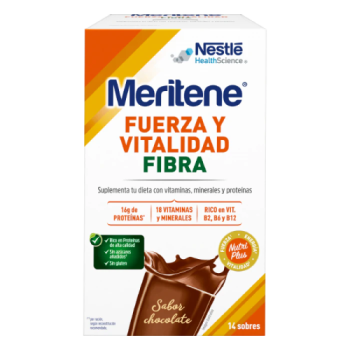 Meritene Chocolate fibra 14 sobres