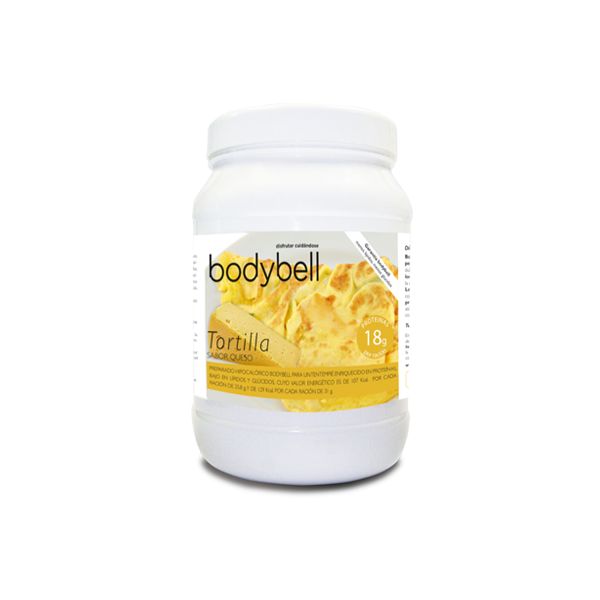 BODYBELL - Tortilla sabor Queso 450 g