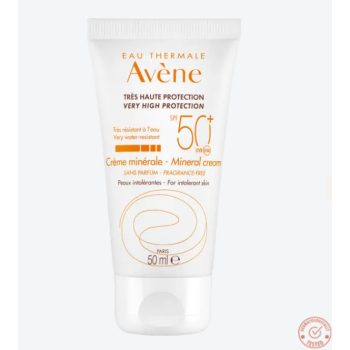Avène Crema Mineral de Muy Alta Protección SPF 50+ 50 ml