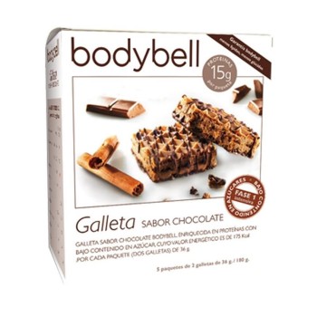 BODYBELL - Galletas sabor Chocolate (Fase 2) 5 Paquetes...