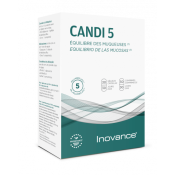 Inovance - Candi 5, 15 comprimidos + 15 cápsulas