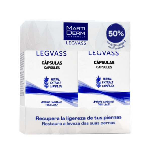 Martiderm - Legvass Cápsulas Duplo 60 + 60