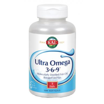 SOLARAY KAL - Ultra Omega 3 6 9 100 Perlas