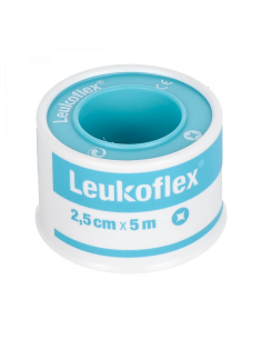 Leukoflex Esparadrapo Transparente 2,5cm x 5m