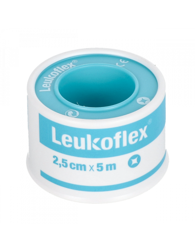 Leukoflex Esparadrapo Transparente 2,5cm x 5m