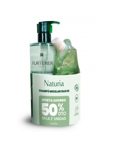 Rene Furterer - Champú Naturia 400 ml + Recarga 400 ml