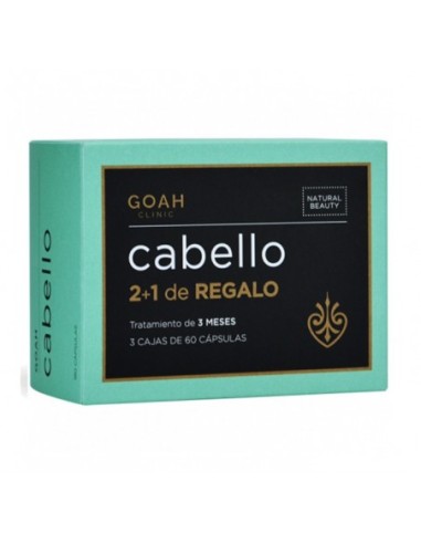 Goah Clínic -  Cabello Pack  2 + 1  de Regalo