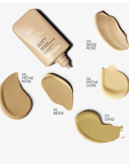 Sensilis - Pure Age Perfection [Fluid] Maquillaje antimperfecciones - Beige Rosé 30 ml