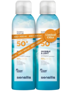 Sensilis - Duplo Invisible & Light Body Spray SPF 50+...