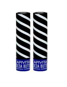Apivita - Duplo Bálsamo Labial Cocoa Butter 2x4,4 g
