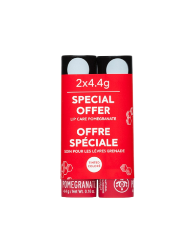 Apivita - Duplo Bálsamo Labial con Granada 2x4,4 g