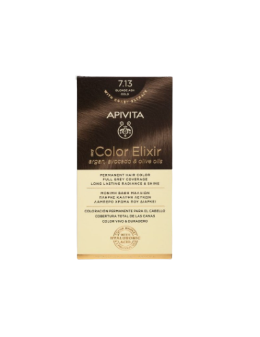 Apivita - my Color Elixir 7.13 Rubio Ceniza Dorado