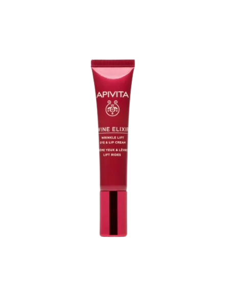 Apivita Wine Elixir Crema Antiarrugas con Efecto Lifting para el Contorno de Ojos y Labios 15 ml