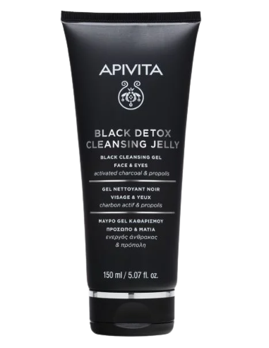 Apivita - Black Detox Gel Limpiador Negro 150...