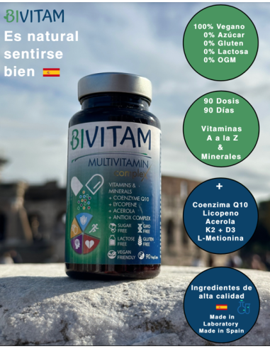 BIVITAM - Multivitamin Complex 90 cápsulas