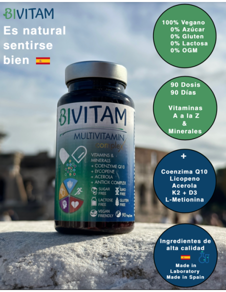 BIVITAM - Multivitamin Complex 90 cápsulas