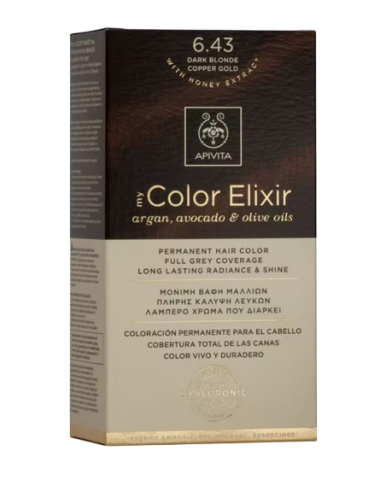 Apivita - My Color Elixir 6.43 Rubio Oscuro...