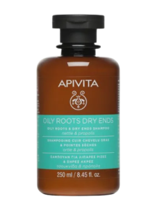 Apivita - Champú Equilibrante Para Raíz Grasa y Puntas...