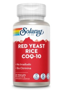 SOLARAY - Red Yeast Rice + Q10 60 VegCaps