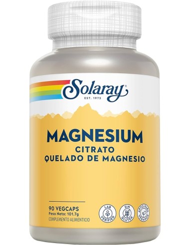 SOLARAY - Magnesium Citrate  90 VegCaps