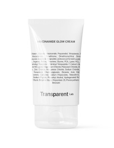 Transparent - Niacinamide Glow Cream 50 ml