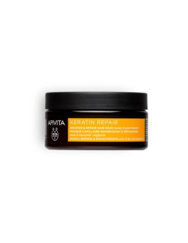 Apivita Keratin Repair Mascarilla 200 ml.