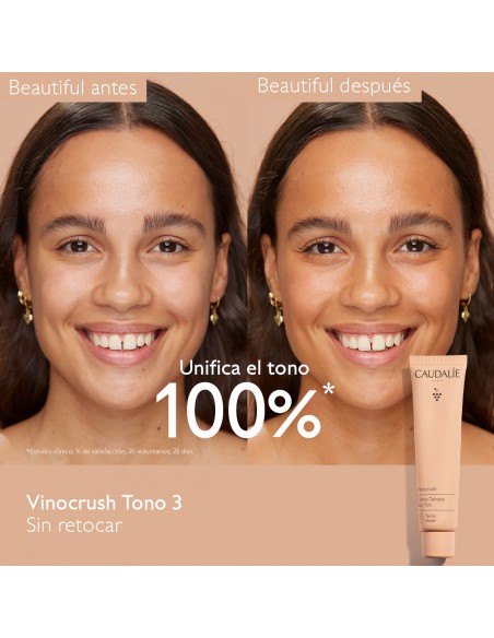 Caudalie - Vinocrush Crema con Color Tono 3