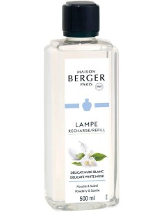 Lampe Berger Fraîcher Délicat Musc Blanc Perfume 500 ml