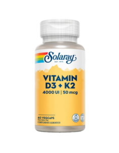 Solaray - D3 & K2 - 60 VegCaps
