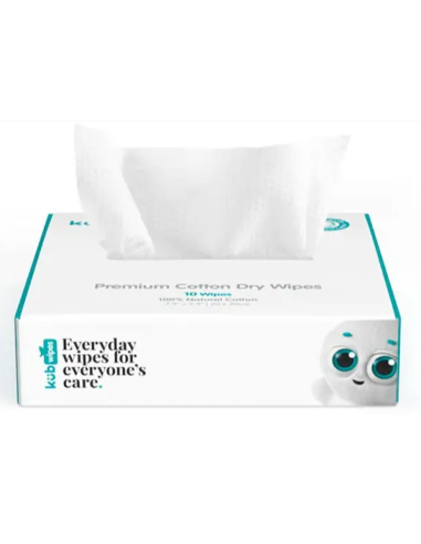 KubWipes - Toallitas de algodón 100% natural