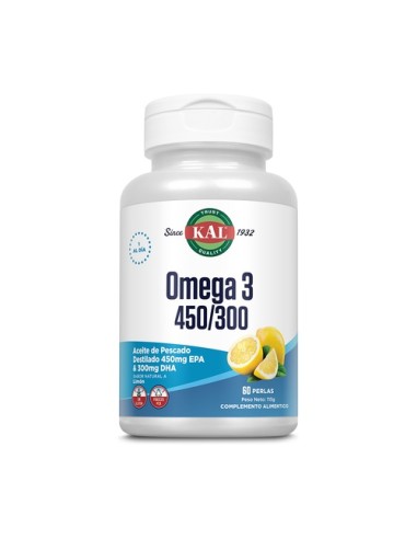 KAL - Omega 3 450 EPA / 300 DHA- 60 Perlas