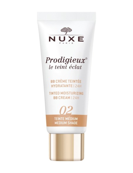 Nuxe - Soins Prodigieux - BB Cream Hidratante con Color - Tono medio 30 ml