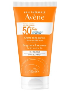 Avène Crema sin Perfume SPF50+ 50 ml