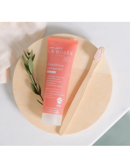 La Rosée - Pasta de Dientes Mon Petit Fresas Orgánicas 50 ml