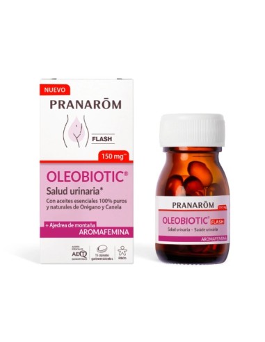 Pranarom - Oleobiotic® Salud Urinaria Flash 15caps