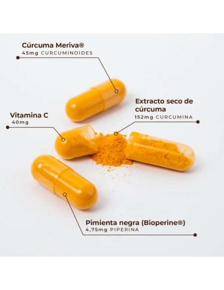 Kobho - Cúrcuma + Pimienta Negra 60 cápsulas