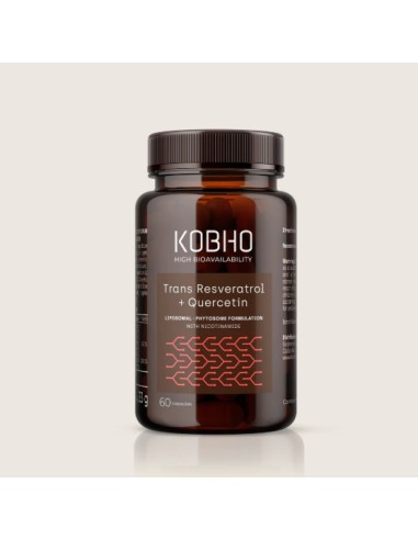 Kobho - Trans Resveratrol + Quercetin 60 cápsulas