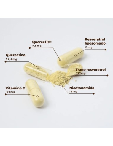 Kobho - Trans Resveratrol + Quercetin 60 cápsulas