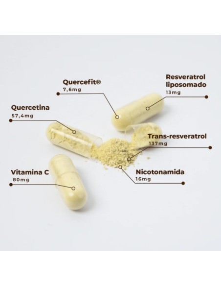 Kobho - Trans Resveratrol + Quercetin 60 cápsulas