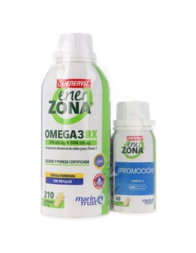 Enerzona Omega 3 Rx 210 Cápsulas + 48